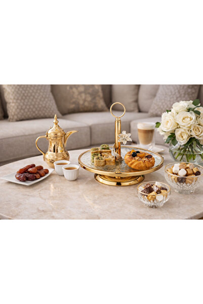 Dania 🍰✨ Metal and glass dessert and cake serving stand – 30x30 cm | Perfect...