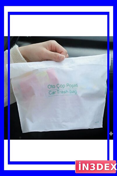 İN3DEX Waterproof Garbage Bags for Vehicles, Pack of 20