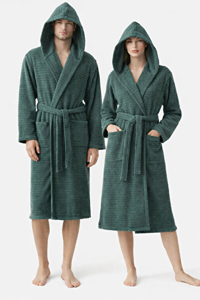 Cottonest Halat de baie Seria Nature cu glugă 1 bucată