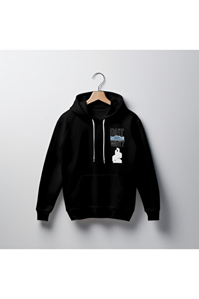 Dad&Children سويت شيرت Penguin للجنسين باللون الأسود بقصة قياسية 3-إيبلين ش م...