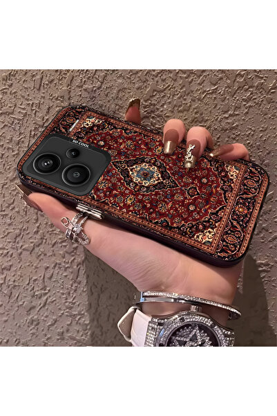 CHICASELUX Redmi Note 13 Pro Plus 5G ile Uyumlu Silikon Kenar Sert Arka Telef...