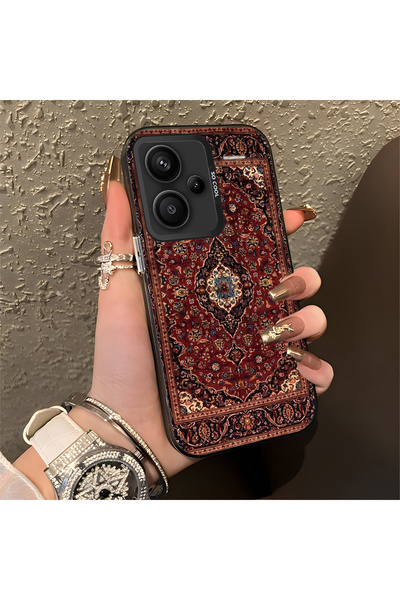 Hontinga Redmi Note 13 Pro Plus+ 5G ile Uyumlu Silikon Kenar Sert Arka Anti D...