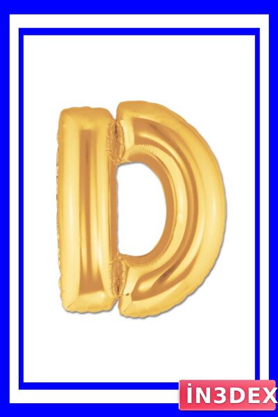 İN3DEX بالون حروف عملاقة بارتفاع 1 متر لتزيين الحفلات