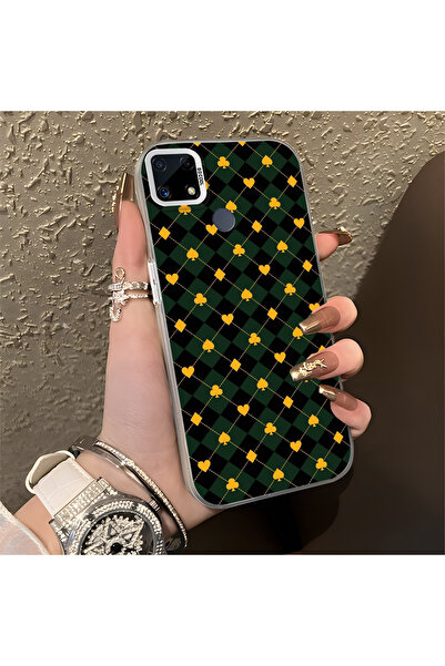 Hontinga حافظة هاتف من السيليكون ذات حافة صلبة ومضادة للسقوط ونمط البوكر متوا...