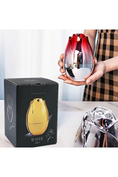 Lotus rose 12-piece stainless steel cutlery set with storage box, egg set, fo...