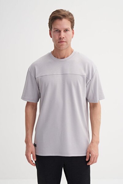 Cazador Tricou bărbați 40070 GRI DESCHIS