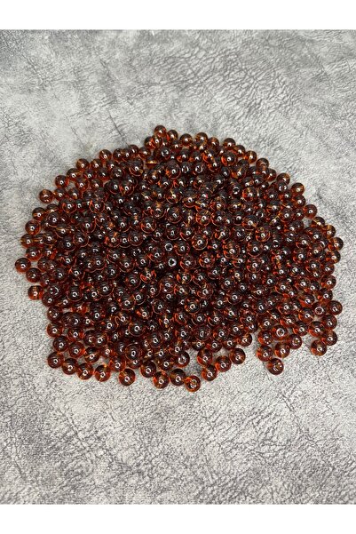 Mos Tespih 10 γραμμάρια 15 τεμάχια γυάλινες χάντρες σε χρώμα μέλι 8 χιλιοστά ...