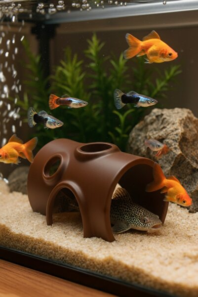 Akvaryum Balık Yuvası Vatoz Küpü Beta , Japon vb Türler için Tünel Yuva için ...
