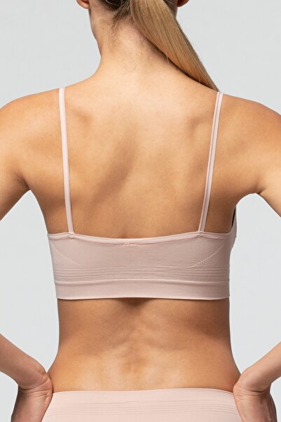 Pompea Seamless Microfiber Bustier With Thin Straps