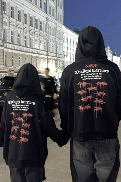 Touz Moda Couple Love Design Hooded Sweatshirt