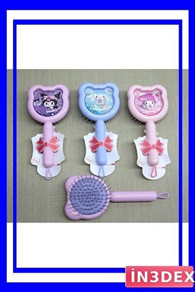 İN3DEX Karakter Figürlü Saç Tarağı Çocuklar İçin Aksesuar