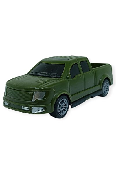 BAYRAKTAR PLASTİK Pull and Drop Cars 10 cm - Green Pick-Up