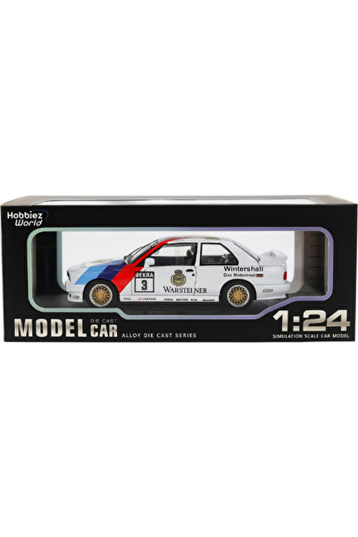 Göçmen Hobbiez World 1:24 Bmw M3 E30 Dtm Warsteiner Die-Cast Metal Model Car