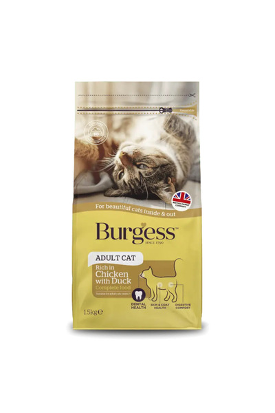 Burgess Rich In Chicken With Duck Adult Cat Dry Food