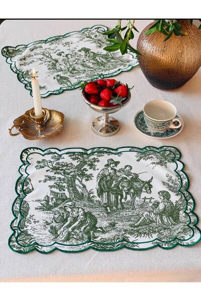 Diva Home Fransız Köylü Desenli 6 Parça Amerikan Servisi Su İtici