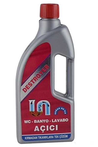 destroyer Soğuk Suyla Banyo WC Lavabo Gider Açıcı 1830 gr