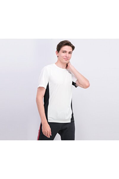 Puma Men Cross The Line Tee, White and Black