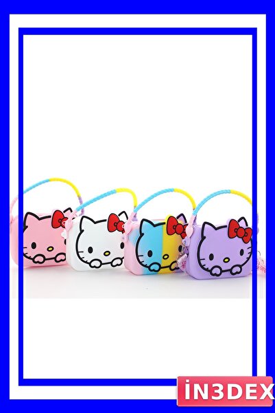 İN3DEX حقيبة سيليكون صغيرة بسحاب للأطفال