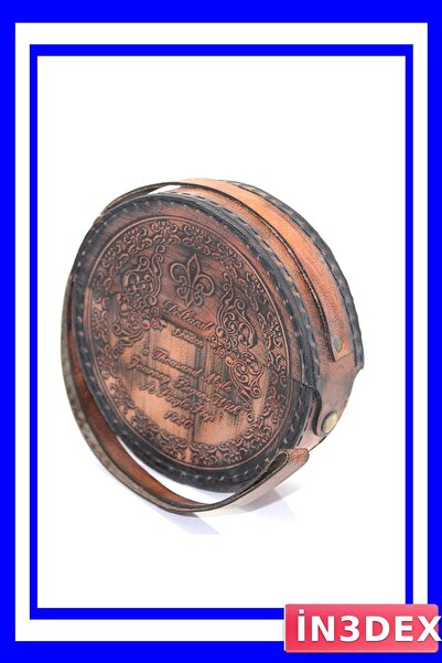 İN3DEX Antique Design Compass Navigation Tool with Leather Case