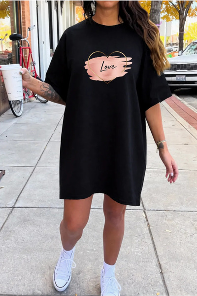 bellanova Γυναικείο κοντομάνικο μπλουζάκι με λαιμόκοψη σε μεγάλο μέγεθος Νυχτικό