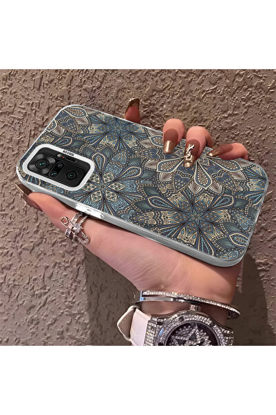 CHICASELUX Redmi Note 10 Pro ile Uyumlu Silikon Kenar Sert Arka Telefon Kılıf...