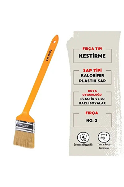 Dekor Yılsan Kestirme Boya Fırçası, Kalorifer [no: 2]