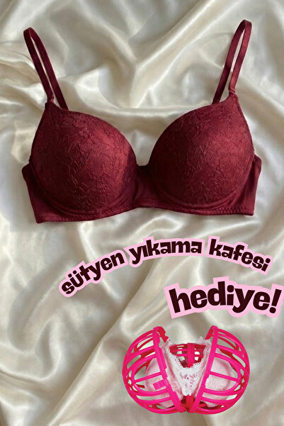 ZENCHES Push-Up Padded Bra and Bra Cage Gift