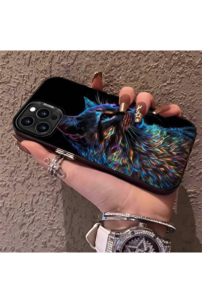 Hontinga حافظة من السيليكون متوافقة مع هاتف iPhone 15 Pro Max ذات حافة من الس...