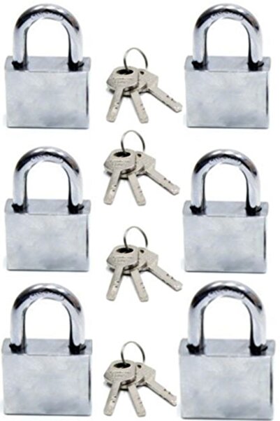 Munico Smart 6lı Kepenk Zincir Kırılmaz Yedek Anahtarlı Asma Kilit Set 6adet ...