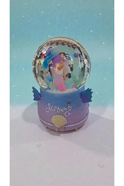 FAMEMUS ACCESSORY Deniz Kızı Büyükboy Püskürtmeli Kar küresi