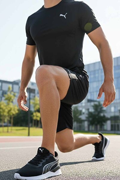 Puma Pantofi sport pentru bărbați Lite Walking Running Negru-C1