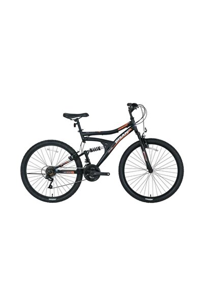 Bisan MTS4300 24 Jant 21 Vites Amortisörlü Dağ Bisikleti 40cm Siyah - Turuncu