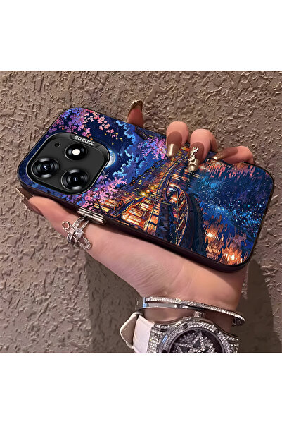 Hontinga حافظة متوافقة مع هاتف Tecno Spark 10 Pro 4G مصنوعة من السيليكون بحاف...