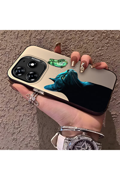 Hontinga حافظة متوافقة مع هاتف Tecno Spark 10 Pro 4G مصنوعة من السيليكون بحاف...