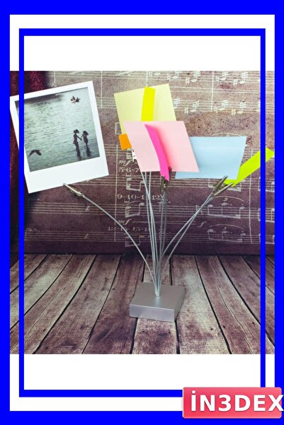 İN3DEX Metal Clamp Desk Top Document Holder Organizer