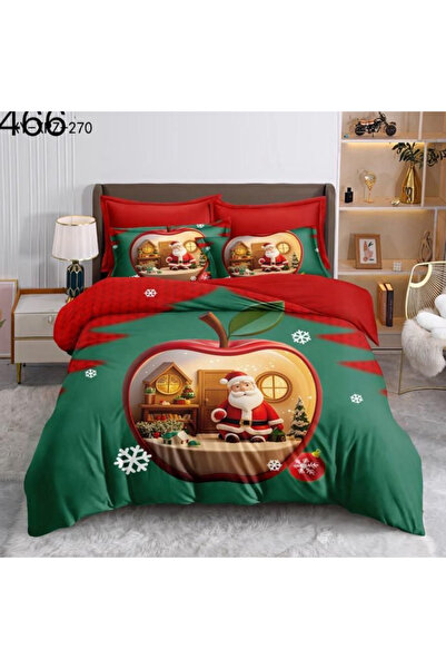 ANATOLIATEKSTILE Finet Bed Linen 6 Pieces, Complete Matrimonial Set, Modern M...