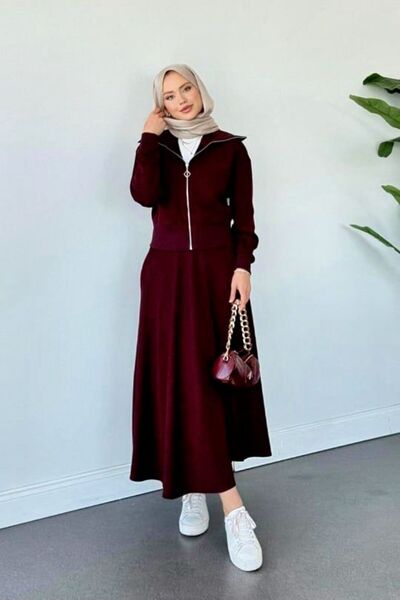 Ysferbutik Skirt Jacket Double Set
