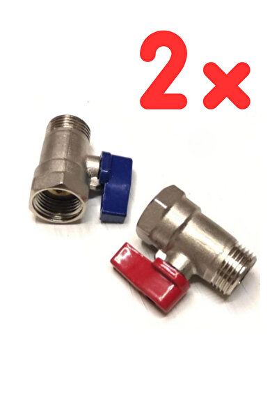NVT YAPI İNŞAAT 1/2 20 mm Mini Küresel Vana Şofben Musluğu (2 ADET)