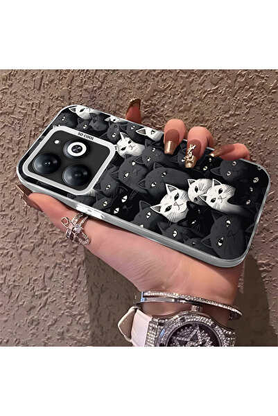 Hontinga حافظة متوافقة مع هاتف Tecno Spark 20 مصنوعة من السيليكون بحافة صلبة ...