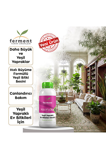 Daha Büyük ve Yeşil Yapraklar, Hızlı Büyüme ve Canlandırıcı Bakım - NeoFlora Üçlü 500 ml (3 Adet)