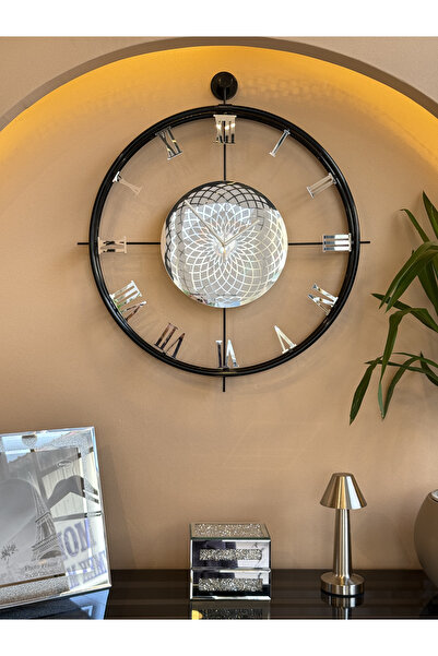 MetaQuartz Aksesuar SİYAH GÜMÜŞ ROMA CHAKRA (Pilli Led) Modern (mobilya) Duva...