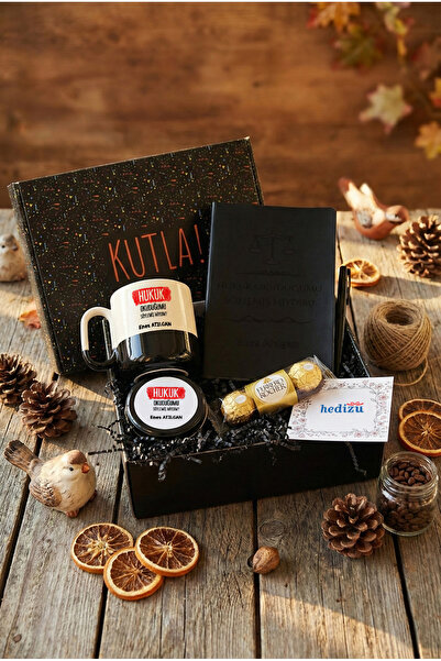 Hedizu Avukata Hediye Hediye Kutusu Siyah - S013 - Avukatlar Günü Hediyesi F4...