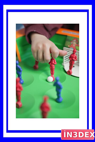 İN3DEX لعبة كرة القدم على الطاولة لتنسيق حركة اليد والعين للأطفال