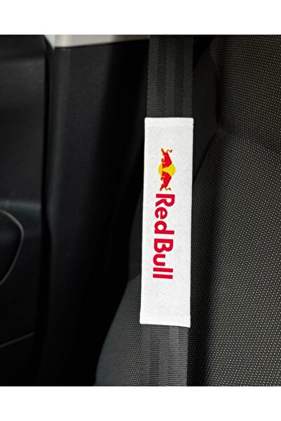 Asel Redbul Beyaz Emniyet Kemeri Pedi 2'li Oto Koltuğu Pedi