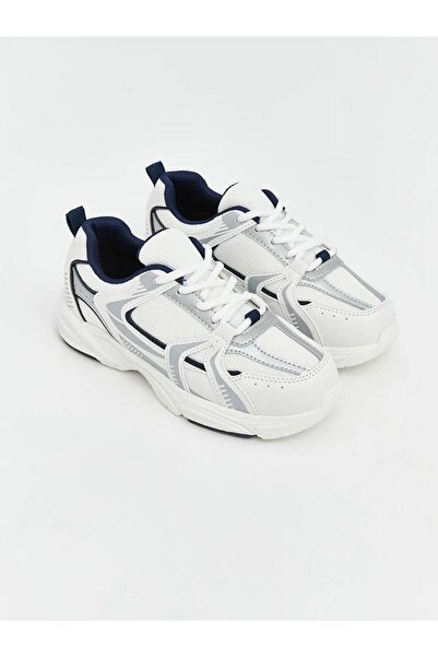 LC Waikiki حذاء رياضي أبيض برباط للفتيات (S6)