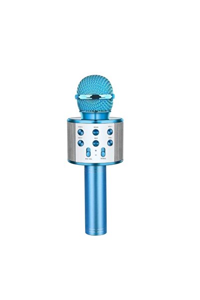 OEM Karaoke Microphone, Bluetooth, Sound Effects, LED, Blue