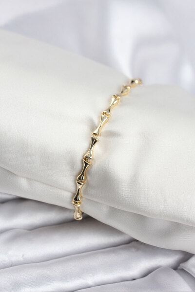 ELİZ BERRA MODA سوار نسائي من سلسلة VIP باللون الذهبي النحاسي موديل Thin Bone...