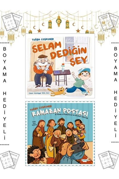 HüdHüd Kitap Boyamalı - Selam Dediğin Şey - Ramazan Postası Tuğba Coşkuner
