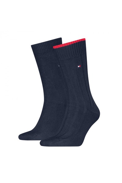 Tommy Hilfiger TH MEN SOCK 2P STRUC Erkek Lacivert Çorap - S701236317
