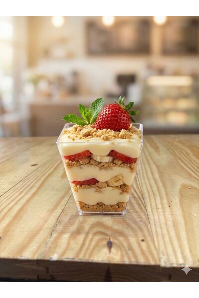 MOTİFİLLA Dessert Bowl 200 Cc Crystal Prism 50 Pieces